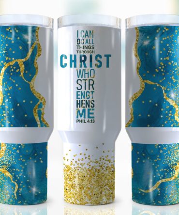 Bible Verse Custom Stanley Quencher 40Oz Stainless Steel Tumbler With Handle