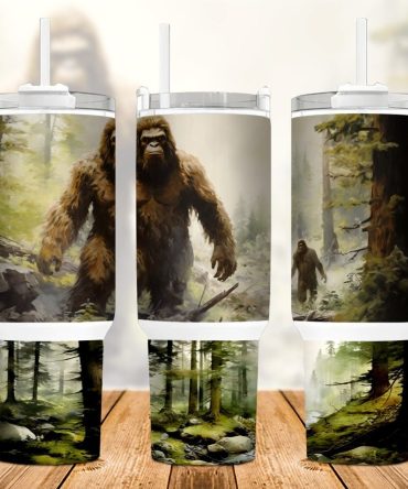 Bigfoot Forest Custom Stanley Quencher 40Oz Stainless Steel Tumbler With Handle