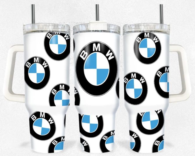 Bmw Custom Stanley Quencher 40Oz Stainless Steel Tumbler With Handle
