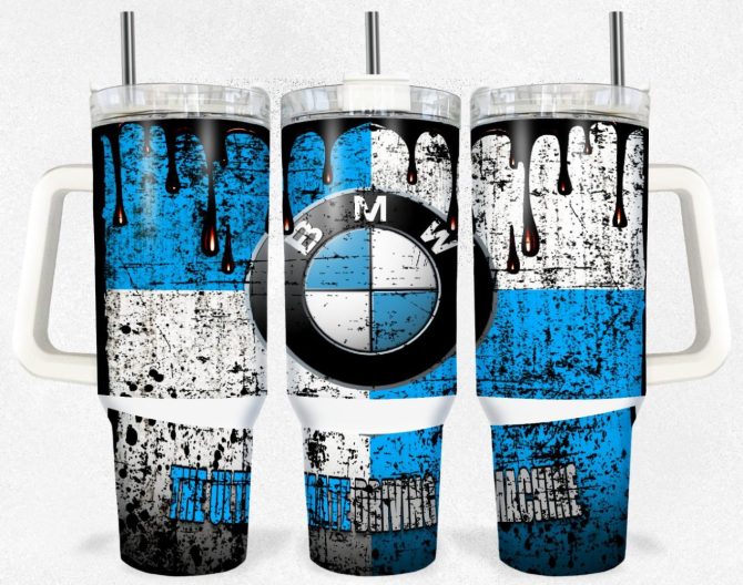 Bmw Custom Stanley Quencher 40Oz Stainless Steel Tumbler With Handle