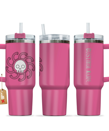 Boa Hancock One Piece Anime Custom Stanley Quencher 40Oz Stainless Steel Tumbler With Handle