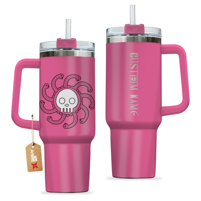 Boa Hancock One Piece Anime Custom Stanley Quencher 40Oz Stainless Steel Tumbler With Handle - Image 2