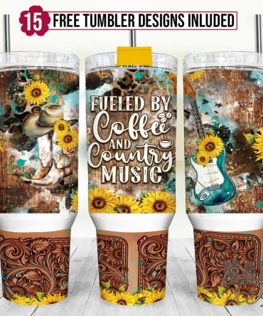 Boho Floral Custom Stanley Quencher 40Oz Stainless Steel Tumbler With Handle