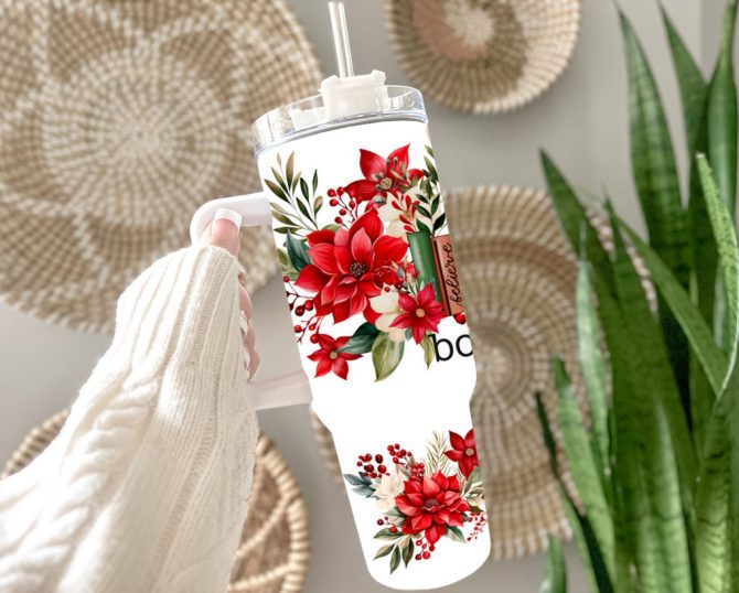 Booktrovert Book Lover Custom Stanley Quencher 40Oz Stainless Steel Tumbler With Handle - Image 2