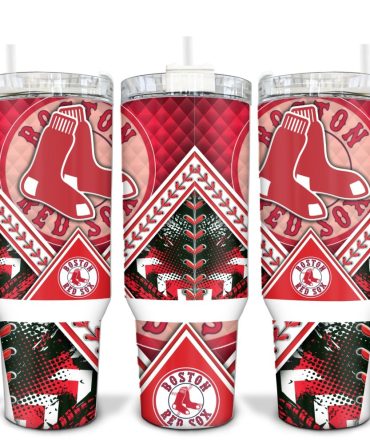 Boston Red Sox Mlb Custom Stanley Quencher 40Oz Stainless Steel