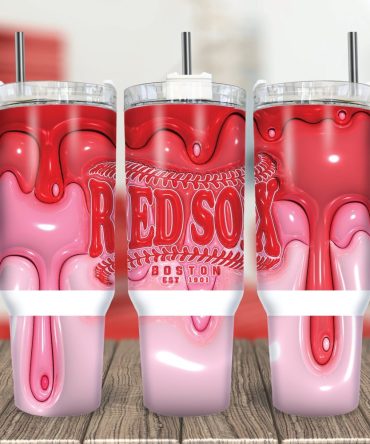 Boston Red Sox Mlb Custom Stanley Quencher 40Oz Stainless Steel Tumbler With Handle