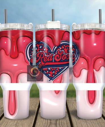 Boston Red Sox Mlb Custom Stanley Quencher 40Oz Stainless Steel Tumbler With Handle