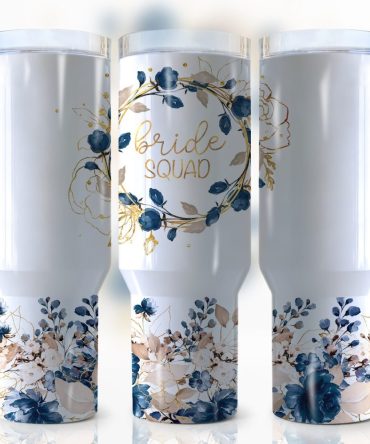 Bride Squad Custom Stanley Quencher 40Oz Stainless Steel Tumbler With Handle