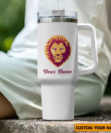 Brisbane Lions Afl Custom Stanley Quencher 40Oz Stainless Steel Tumbler With Handle
