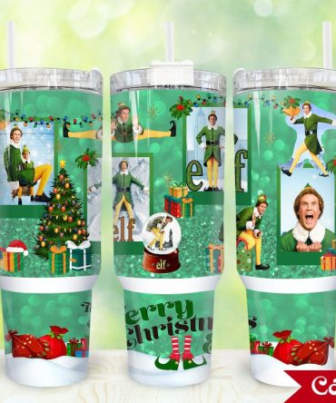 Buddy Elf Movies Custom Stanley Quencher 40Oz Stainless Steel Tumbler With Handle