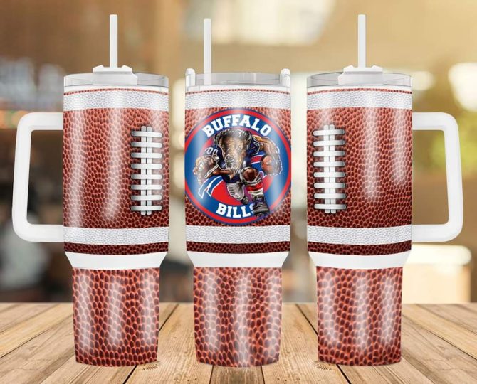 Buffalo Bills Nfl Custom Stanley Quencher 40Oz Stainless Steel