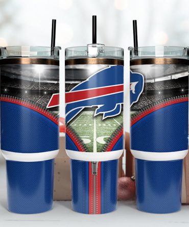 Buffalo Bills Nfl Custom Stanley Quencher 40Oz Stainless Steel Tumbler With Handle