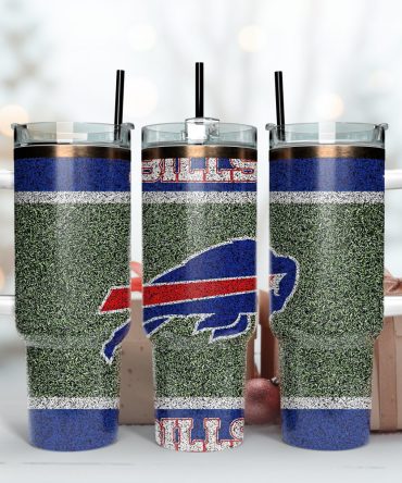 Buffalo Bills Nfl Custom Stanley Quencher 40Oz Stainless Steel Tumbler With Handle