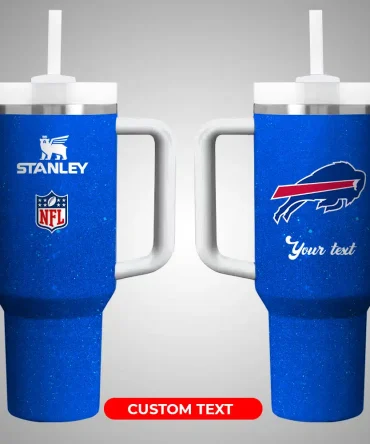 Buffalo Bills Nfl Custom Stanley Quencher 40Oz Stainless Steel