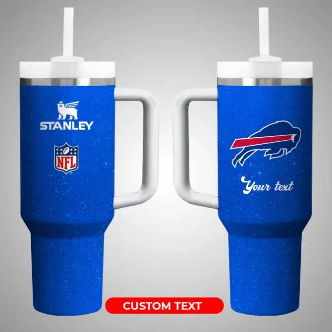 Buffalo Bills Nfl Custom Stanley Quencher 40Oz Stainless Steel