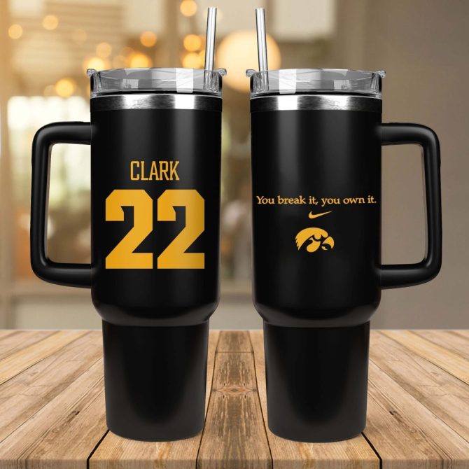 Caitlin Clark Iowa Hawkeyes Women’S Basketball Ncaa Custom Stanley Quencher 40Oz Stainless Steel