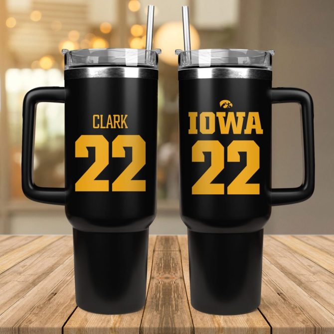 Caitlin Clark Iowa Hawkeyes Women’S Basketball Ncaa Custom Stanley Quencher 40Oz Stainless Steel