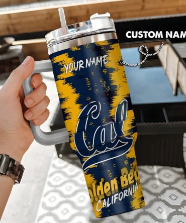 California Golden Bears Ncaa Custom Stanley Quencher 40Oz Stainless Steel Tumbler With Handle