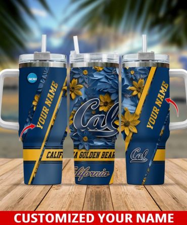 California Golden Bears Ncaa Custom Stanley Quencher 40Oz Stainless Steel Tumbler With Handle