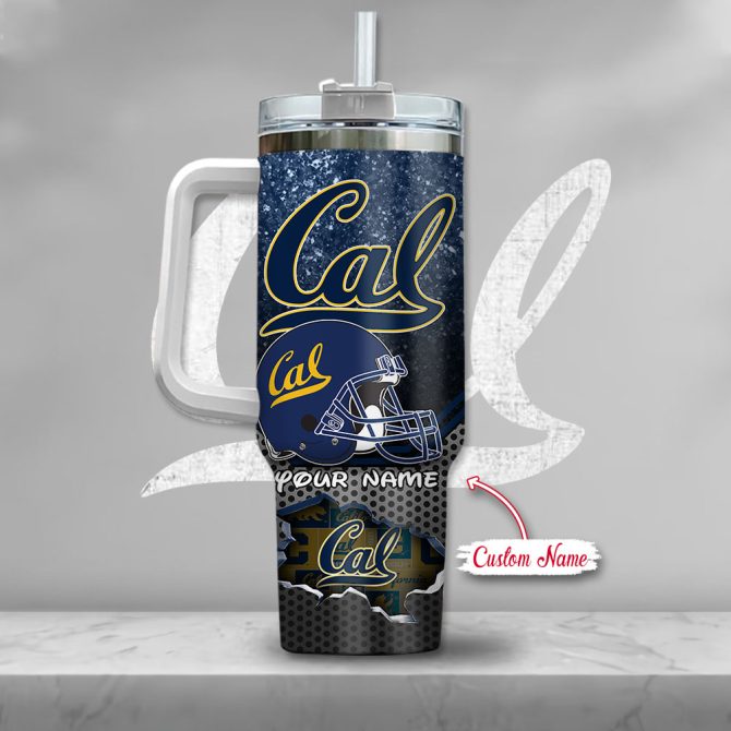California Golden Bears Ncaa Mickey Mouse Custom Stanley Quencher 40Oz Stainless Steel Tumbler With Handle - Image 3