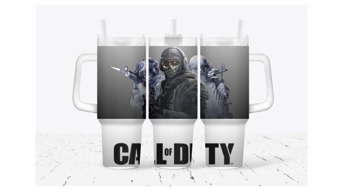 Call Of Duty Games Custom Stanley Quencher 40Oz Stainless Steel Tumbler With Handle