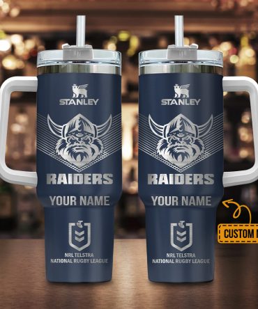 Canberra Raiders Nrl Custom Stanley Quencher 40Oz Stainless Steel