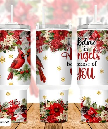 Cardinals Custom Stanley Quencher 40Oz Stainless Steel Tumbler With Handle