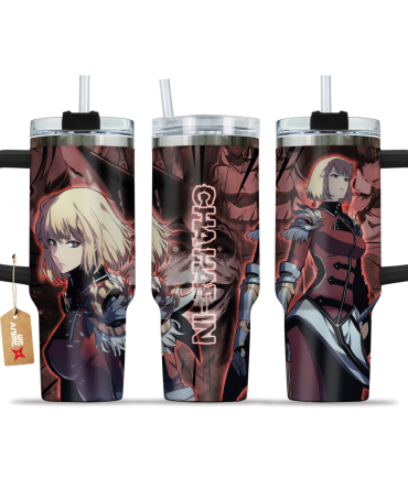 Cha Hae-In Solo Leveling Anime Custom Stanley Quencher 40Oz Stainless Steel Tumbler With Handle