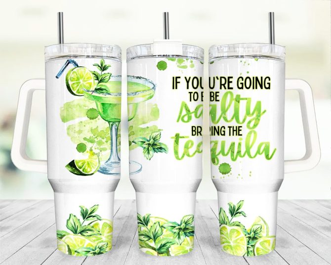 Cheery Cocktail For Summer Custom Stanley Quencher 40Oz Stainless Steel Tumbler With Handle