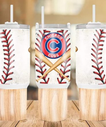 Chicago Cubs Mlb Custom Stanley Quencher 40Oz Stainless Steel