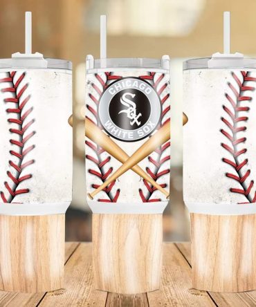 Chicago White Sox Mlb Custom Stanley Quencher 40Oz Stainless Steel