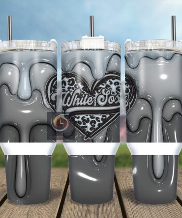 Chicago White Sox Mlb Custom Stanley Quencher 40Oz Stainless Steel Tumbler With Handle