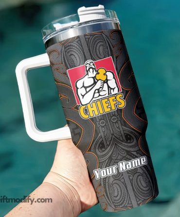 Chiefs Super Rugby Custom Stanley Quencher 40Oz Stainless Steel Tumbler With Handle