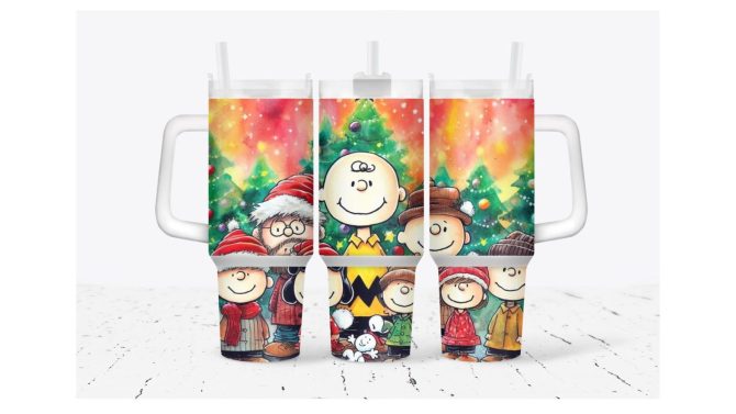 Children Merry Xmas Custom Stanley Quencher 40Oz Stainless Steel Tumbler With Handle