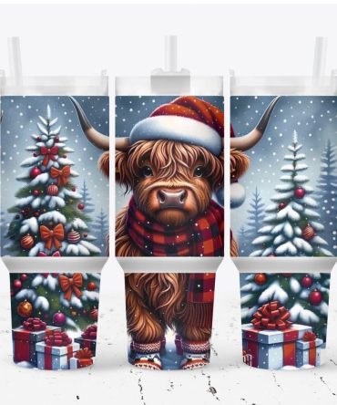 Christmas Baby Cow Custom Stanley Quencher 40Oz Stainless Steel Tumbler With Handle