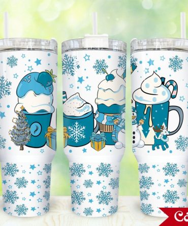 Christmas Coffee Custom Stanley Quencher 40Oz Stainless Steel Tumbler With Handle