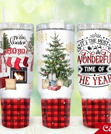 Christmas Custom Stanley Quencher 40Oz Stainless Steel Tumbler With Handle