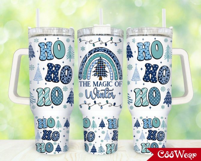 Christmas Custom Stanley Quencher 40Oz Stainless Steel Tumbler With Handle