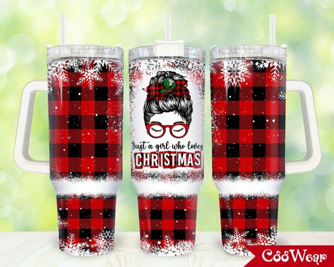 Christmas Custom Stanley Quencher 40Oz Stainless Steel Tumbler With Handle