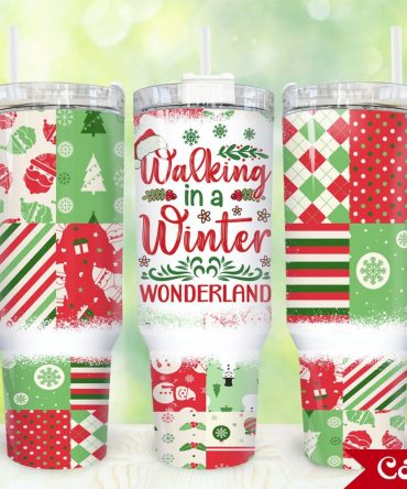 Christmas Custom Stanley Quencher 40Oz Stainless Steel Tumbler With Handle