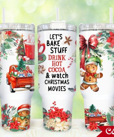 Christmas Custom Stanley Quencher 40Oz Stainless Steel Tumbler With Handle