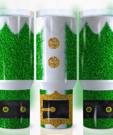 Christmas Elf Suit Custom Stanley Quencher 40Oz Stainless Steel Tumbler With Handle