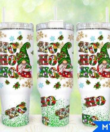 Christmas Gnome Custom Stanley Quencher 40Oz Stainless Steel Tumbler With Handle