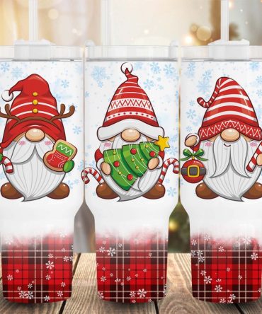 Christmas Gnomes Custom Stanley Quencher 40Oz Stainless Steel Tumbler With Handle
