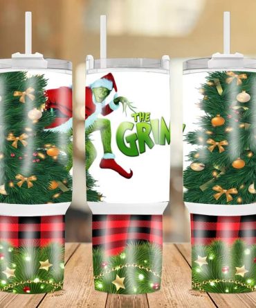 Christmas Grinch Movies Custom Stanley Quencher 40Oz Stainless Steel