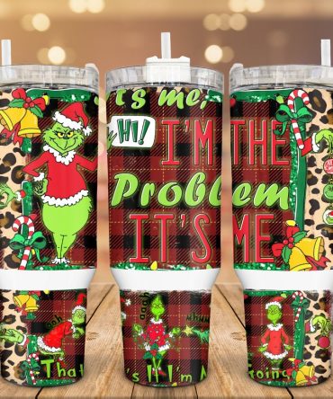 Christmas Grinch Movies Custom Stanley Quencher 40Oz Stainless Steel Tumbler With Handle