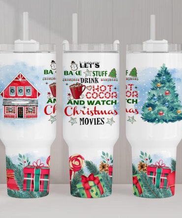 Christmas Holiday Vibes Custom Stanley Quencher 40Oz Stainless Steel Tumbler With Handle