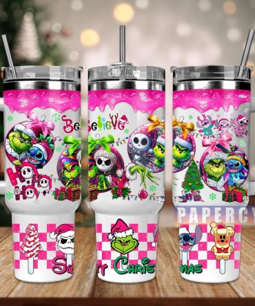Christmas Movie Characters Custom Stanley Quencher 40Oz Stainless Steel Tumbler With Handle