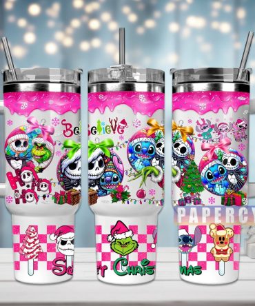 Christmas Movie Characters Custom Stanley Quencher 40Oz Stainless Steel Tumbler With Handle