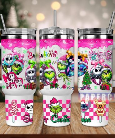 Christmas Movie Characters Custom Stanley Quencher 40Oz Stainless Steel Tumbler With Handle
